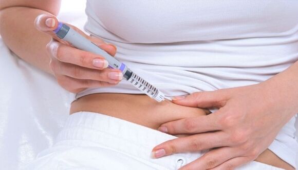 Includes injecting in diabetes