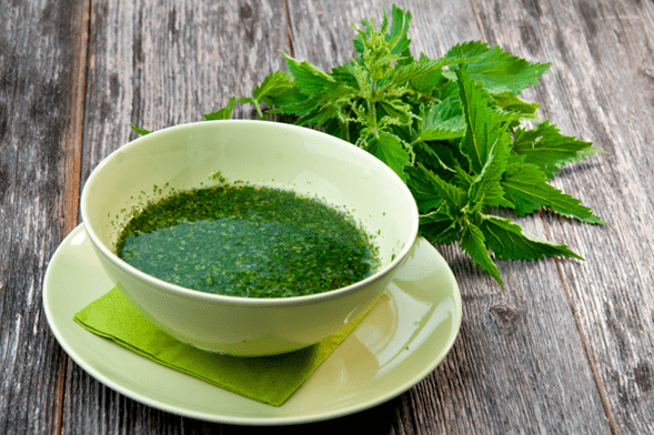 Nettle releases infusion - folk treatment for diabetes